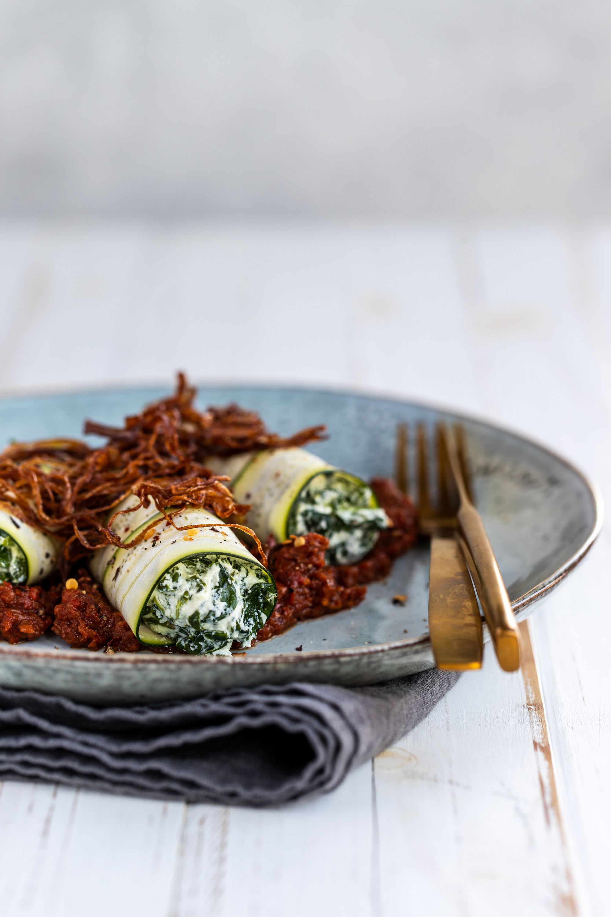 Spinach & Macadamia Ricotta Cannelloni