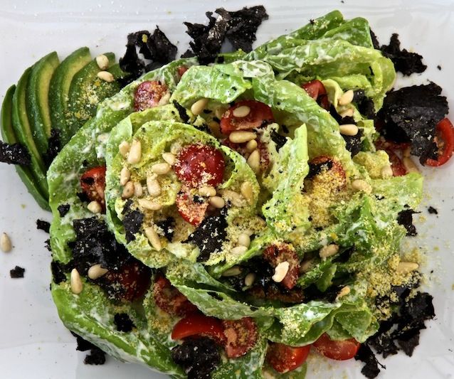 Lemon Avocado Butter Lettuce Salad