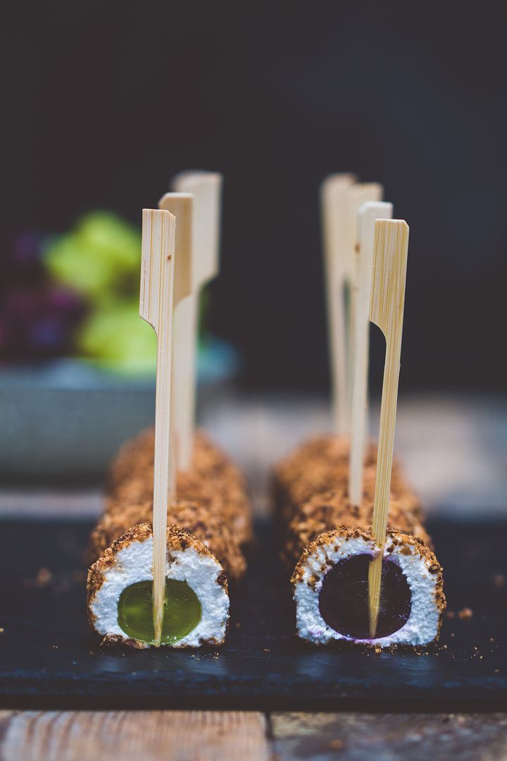 Smoky Grape Cheese Balls