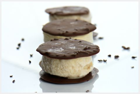 Maca Ice Cream & Cacao Crackle Sandwiches