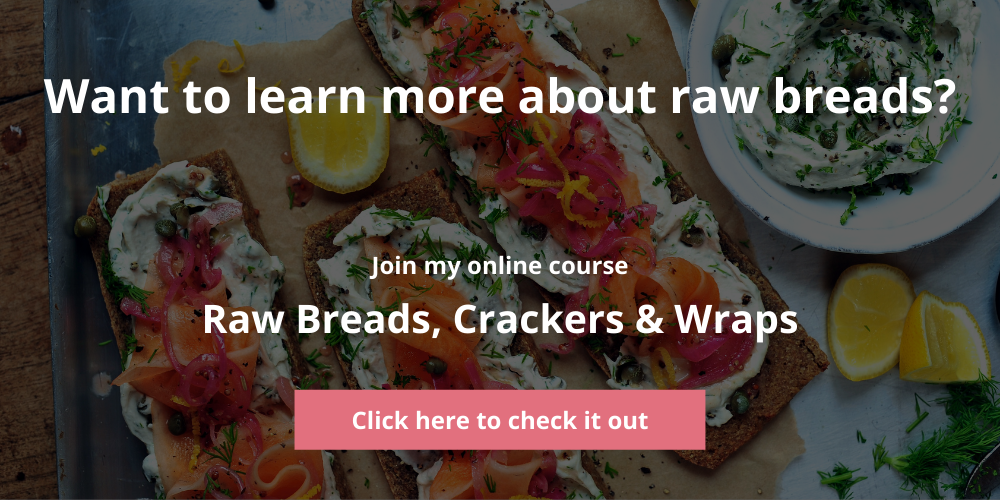 Raw Breads, Crackers & Wraps Online Course Banner